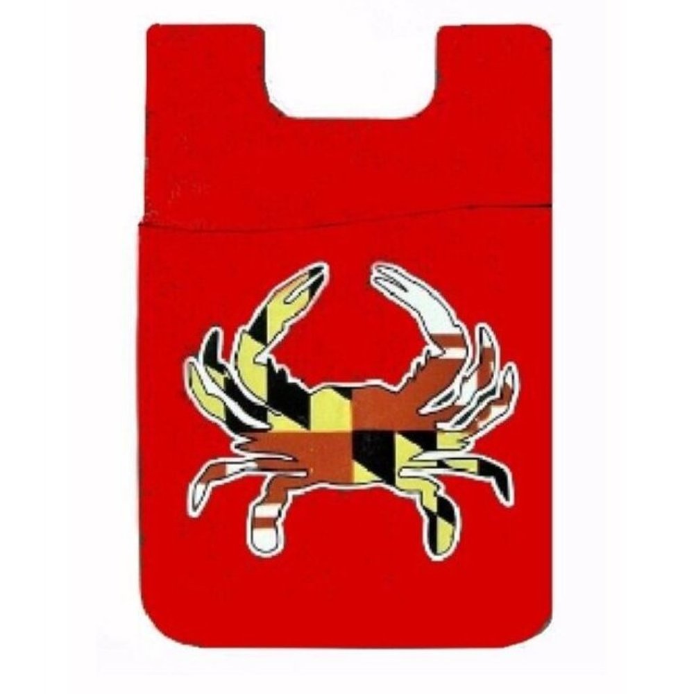 Maryland Crab Red Phone Card Holder - NEW Fast Ship